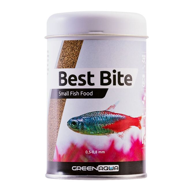 Hovedbilde Green Aqua Best Bite Small - granulated fish food - 90 g
