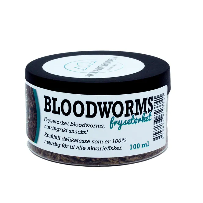 Hovedbilde Frysetørket Bloodworms - 100ml 