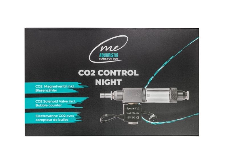 Me CO2 Control Night, Solenoid Valve incl. Bubble Counter