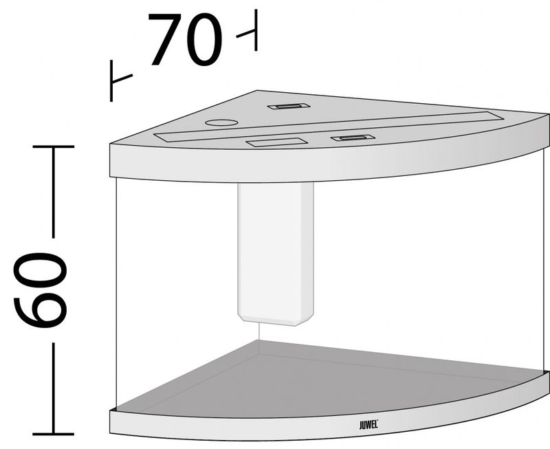 Trigon 190 LED Hvit