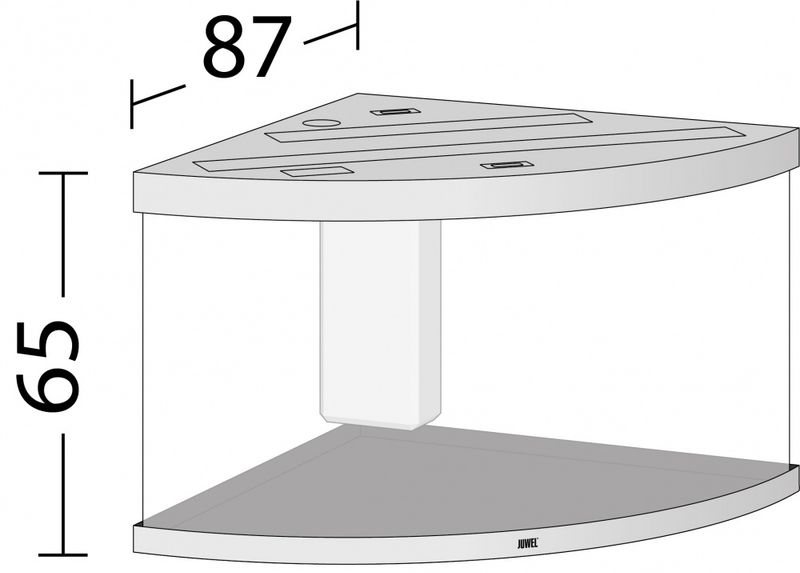 Trigon 350 LED Hvit