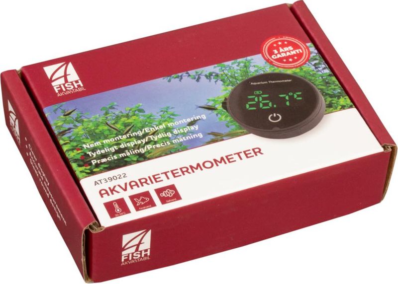 4FISH Digitalt Akvarie Termometer