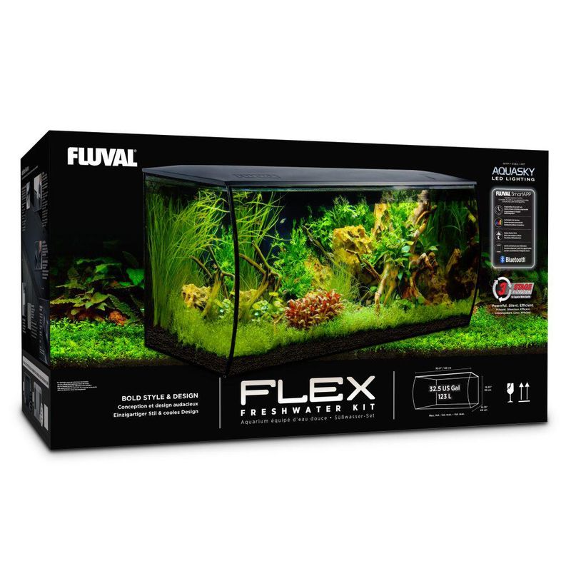 Fluval Flex 123 liter - Hvit 