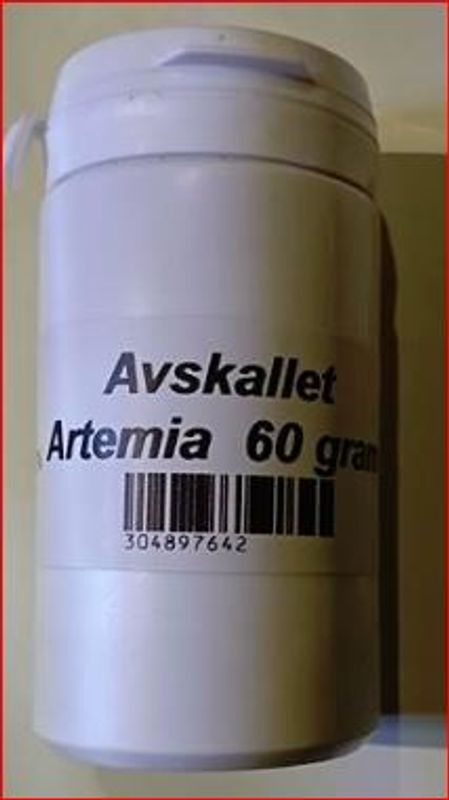 Avskallet Artemia 60gram /100ml