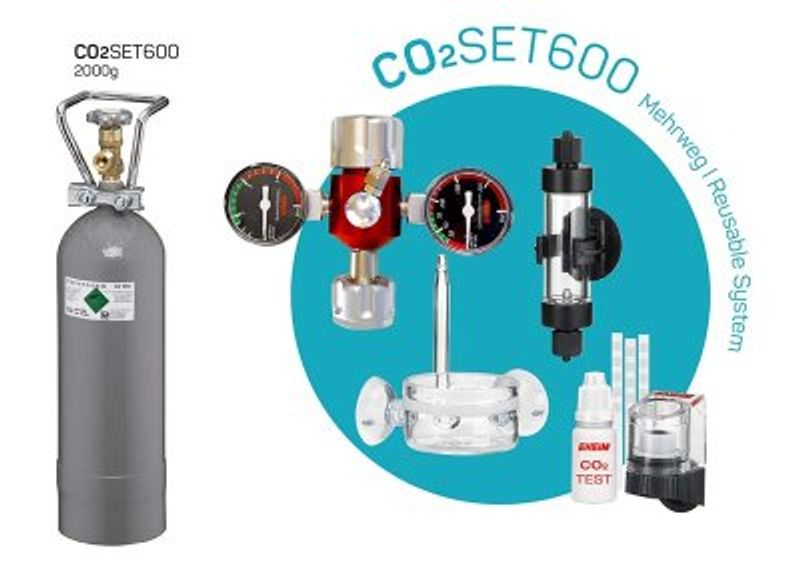 EHEIM CO2 SET600 inkl Solinoid Ventil  2000GR