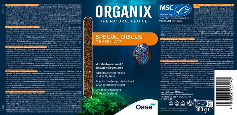 Oase ORGANIX Discus Spec.Granulate 1000ml