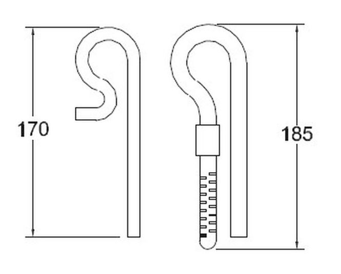 Hovedbilde Metal inlet and outlet pipe S (9/12 mm + 12/16 mm)