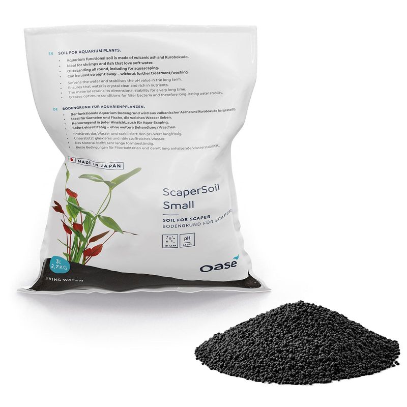 Oase ScaperLine Soil Small black Powder 3 Liter