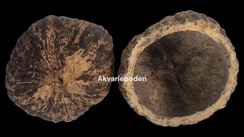 Brazil nut half shell