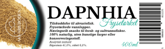 Hovedbilde Frysetørket Daphnia 400ml 