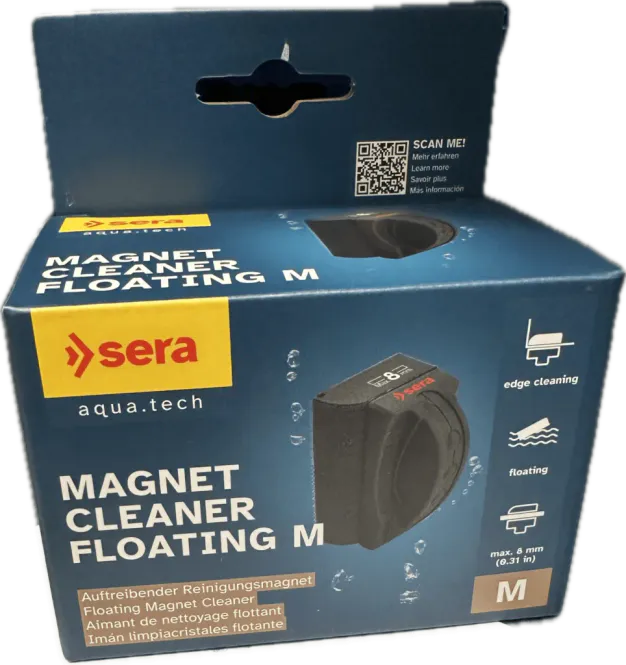 Hovedbilde Sera Algemagnet M 8mm Glass, Flyter
